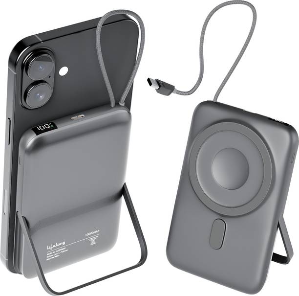 Lifelong 10000 mAh 22.5 W Wired & Wireless With MagSafe Ultra Compact Pocket Size Power Bank