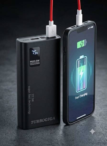 TURBOGIGA 200000 mAh 22.5 W Compact Pocket Size Power Bank