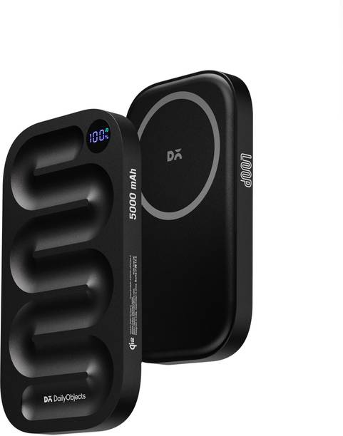DailyObjects 5000 mAh Wired & Wireless With MagSafe Slim Pocket Size Power Bank