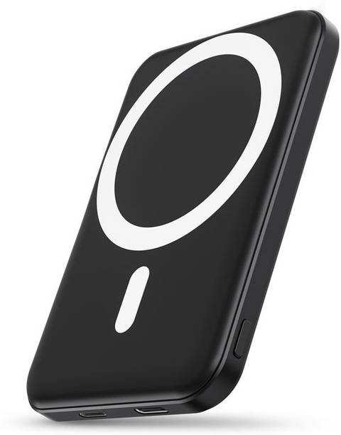 HANFOOK 6000 mAh 30 W Wired & Wireless With MagSafe Ultra Slim Pocket Size Power Bank