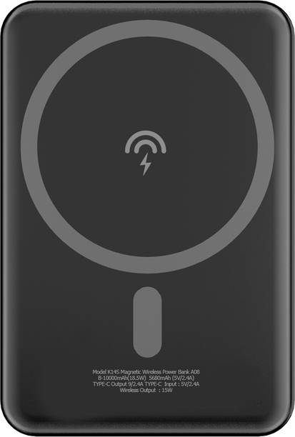 DUDAO 10000 mAh Wireless Power Bank (15 W, Power Delivery 3.0)