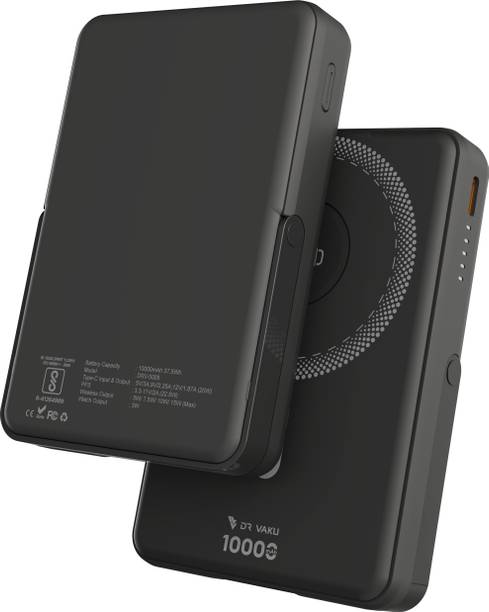 DR VAKU 10000 mAh 15 W Wireless With MagSafe Mini Pocket Size Power Bank