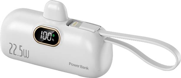 Unix 5000 mAh 22.5 W Compact Pocket Size Power Bank