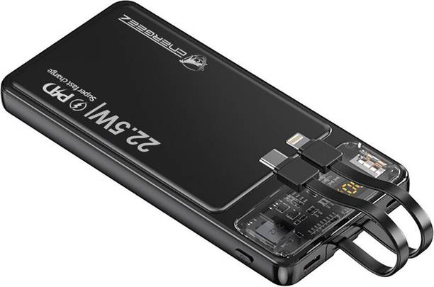 ENERGEEZ 10000 mAh 22.5 W Slim Pocket Size Power Bank