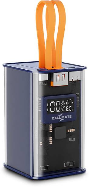 Callmate 20000 mAh Power Bank (23 W, Fast Charging, Power Delivery 3.0)