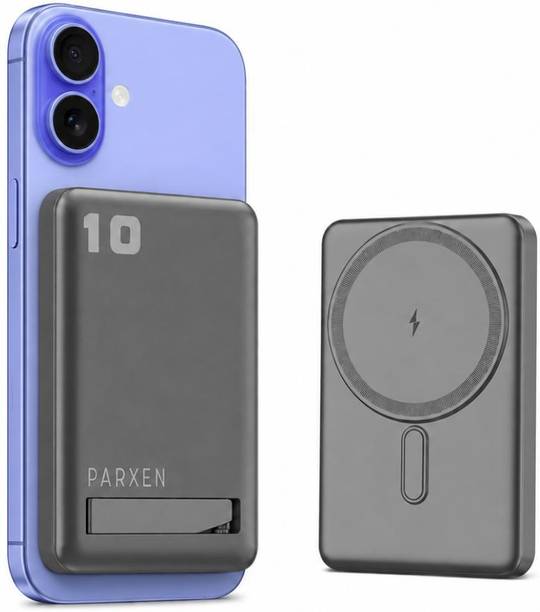 PARXEN 10000 mAh 20 W Wired & Wireless With MagSafe Compact Pocket Size Power Bank