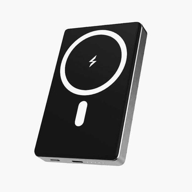 HANFOOK 6000 mAh 30 W Wired & Wireless With MagSafe Ultra Slim Pocket Size Power Bank