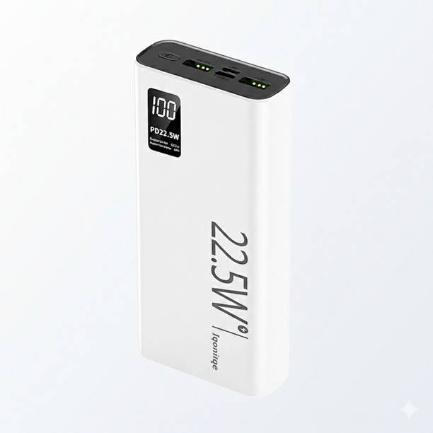 Iqoniqe 20000 mAh 22.5 W Compact Pocket Size Power Bank