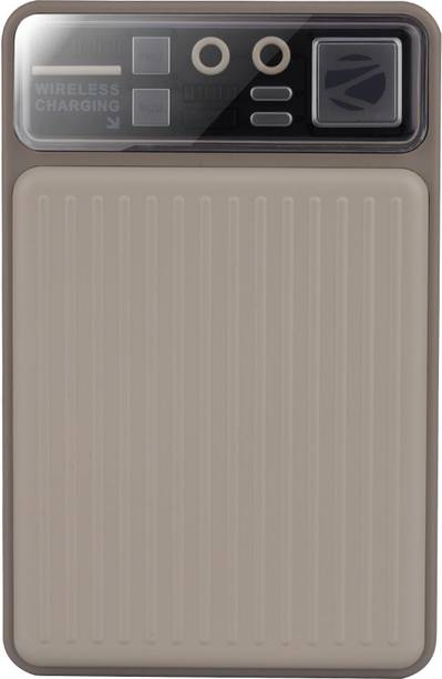 ZEBRONICS 10000 mAh 22.5 W Wired & Wireless Compact Power Bank