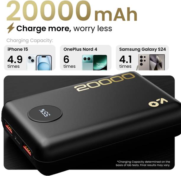 GOBOULT Ampvault V20 20000 mAh 22.5 W Ultra Compact Pocket Size Power Bank