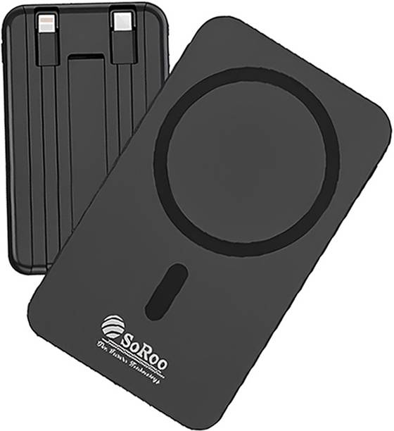 Soroo Future 10000 mAh 30 W Wired & Wireless Compact Pocket Size Power Bank