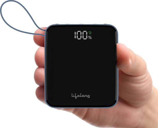 Lifelong 10000 mAh 22.5 W Compact Pocket Size Power Bank