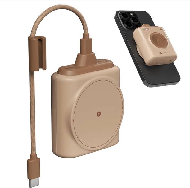 Portronics 10000 mAh 22.5 W Wired & Wireless With MagSafe Ultra Compact Pocket Size Power Bank