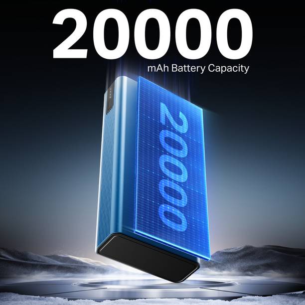 boAt 20000 mAh 35 W Power Bank  (Navy Blue, Lithium Polymer, Fast Charging, Quick Charge 3.0, Power Delivery 3.0 for Mobile, Tablet, Smartwatch)