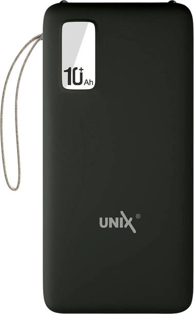 Unix 10000 mAh 15 W Compact Pocket Size Power Bank