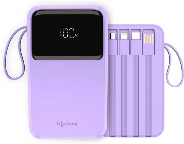 Lifelong 10000 mAh 22.5 W Wireless Compact Pocket Size Power Bank