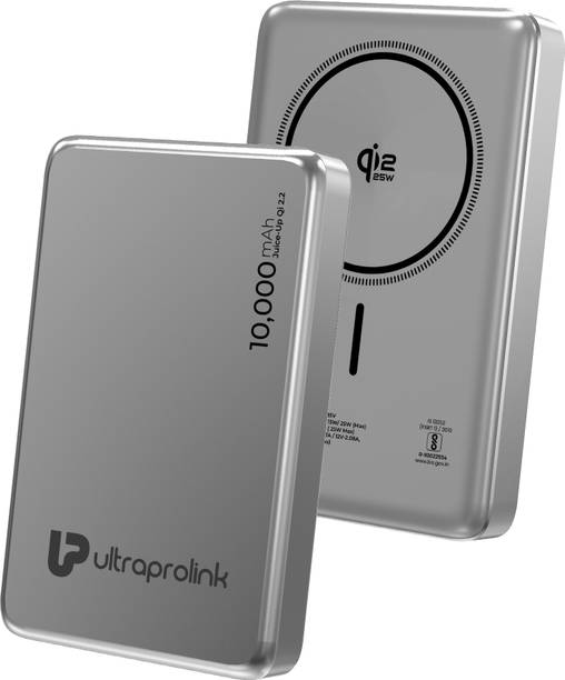 Ultraprolink 10000 mAh 25 W Wired & Wireless With MagSafe Compact Pocket Size Power Bank