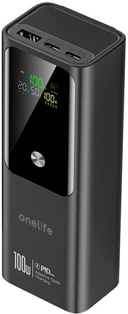 OneLife 20000 mAh 100 W Compact Pocket Size Power Bank
