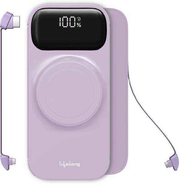 Lifelong 10000 mAh 22.5 W Wired & Wireless With MagSafe Compact Power Bank