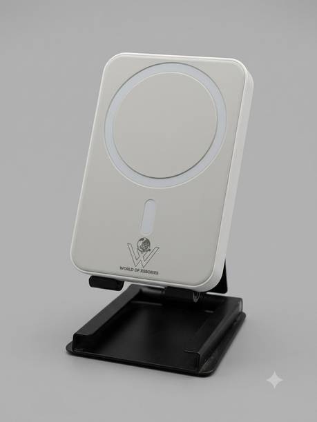 world of xssories 10000 mAh 20 W Wired & Wireless With MagSafe Compact Pocket Size Power Bank