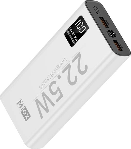 MIOX 20000 mAh 22.5 W Compact Pocket Size Power Bank