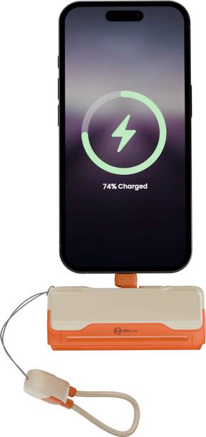 Mobilla 5000 mAh 22.5 W Wired & Wireless Mini Pocket Size Power Bank