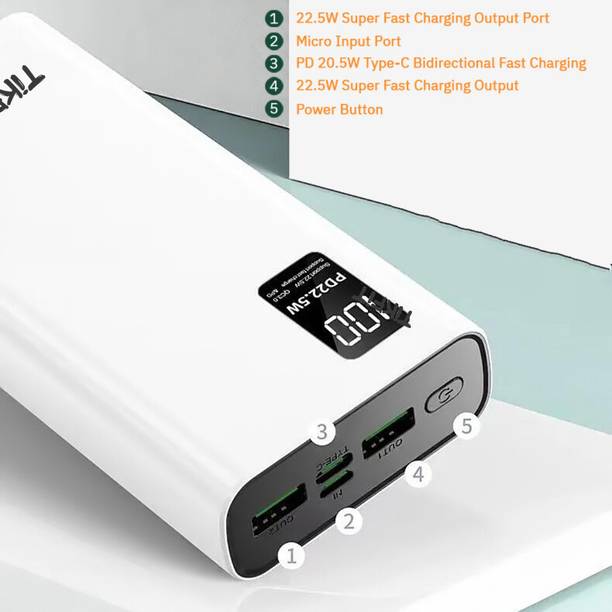 tikfit 20000 mAh 22.5 W With MagSafe Ultra Compact Pocket Size Power Bank