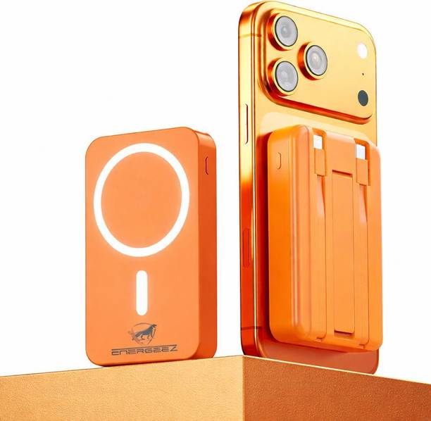 ENERGEEZ 10000 mAh 22.5 W Wired & Wireless With MagSafe Compact Pocket Size Power Bank