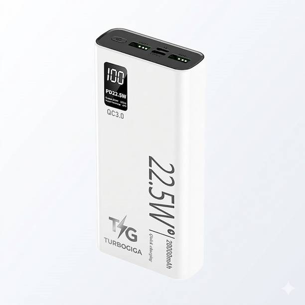 TURBOGIGA 200000 mAh 22.5 W Ultra Compact Pocket Size Power Bank