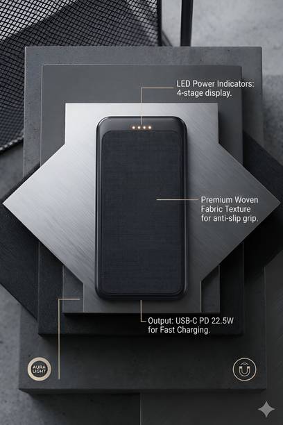 FAHIG 20000 mAh 22.5 W Compact Pocket Size Power Bank