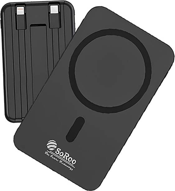Soroo Future 10000 mAh 30 W Wired & Wireless Compact Pocket Size Power Bank