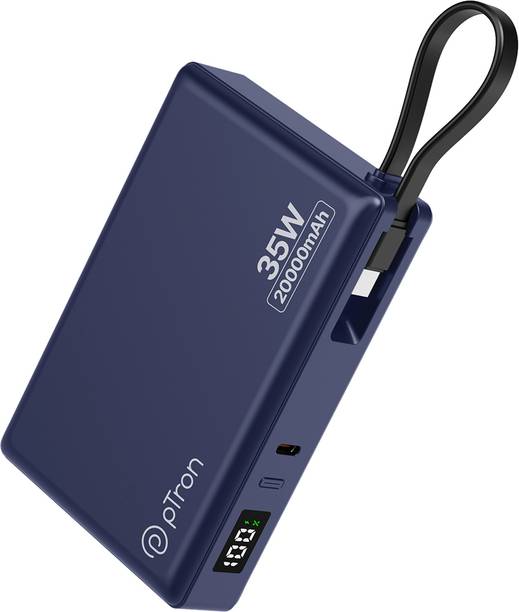 PTron 20000 mAh 35 W Compact Pocket Size Power Bank