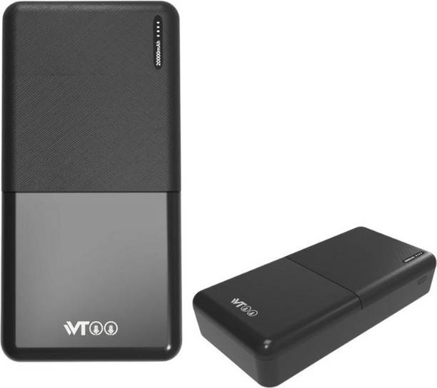 Wtoo 20000 mAh 12 W Compact Power Bank