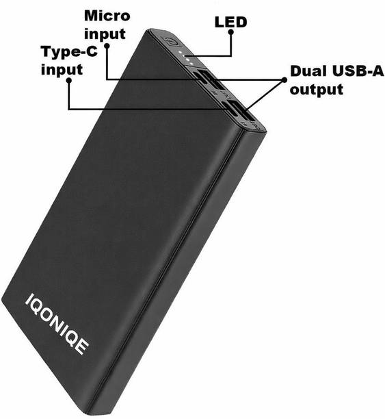 Iqoniqe 10000 mAh 22.5 W Compact Pocket Size Power Bank