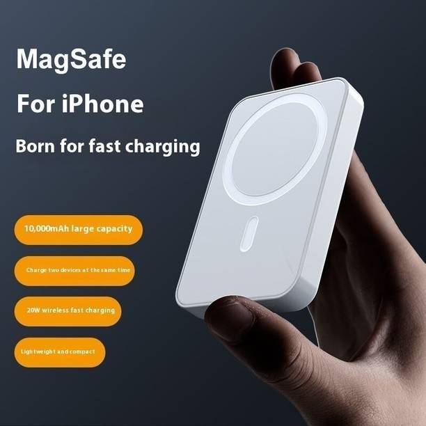 TURBOGIGA 11500 mAh 15 W Wireless With MagSafe Mini Pocket Size Power Bank