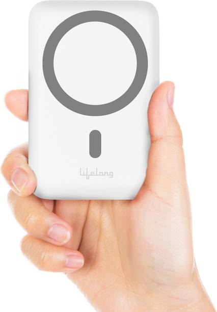 Lifelong 10000 mAh 22.5 W Wired & Wireless With MagSafe Ultra Compact Pocket Size Power Bank