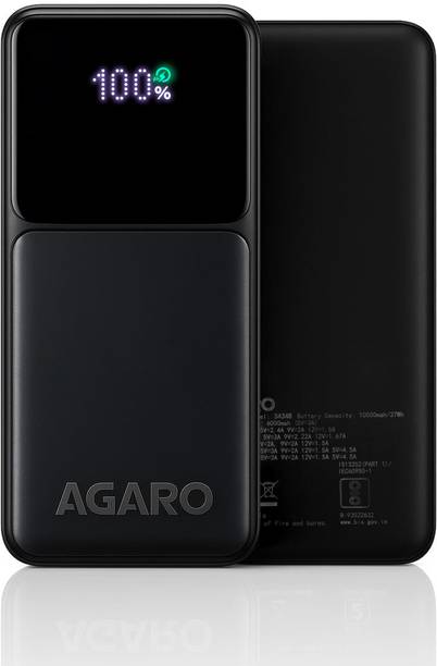 Agaro 10000 mAh 22.5 W Compact Pocket Size Power Bank