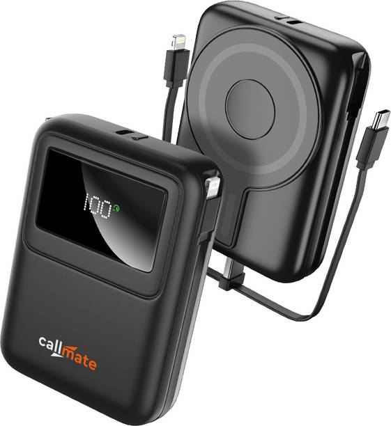 Callmate 10000 mAh 23 W Wireless With MagSafe Compact Pocket Size Power Bank