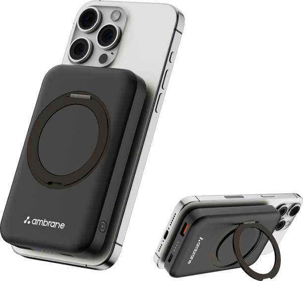 Ambrane 10000 mAh 22.5 W With MagSafe Power Bank