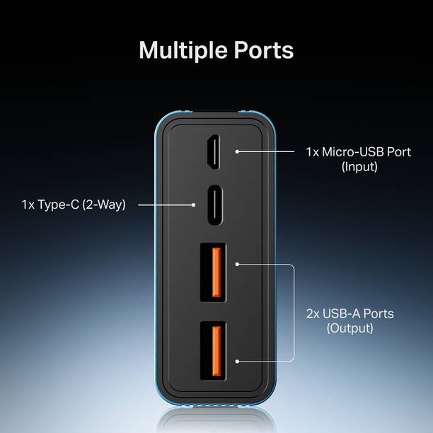 boAt 20000 mAh 35 W Power Bank  (Navy Blue, Lithium Polymer, Fast Charging, Quick Charge 3.0, Power Delivery 3.0 for Mobile, Tablet, Smartwatch)