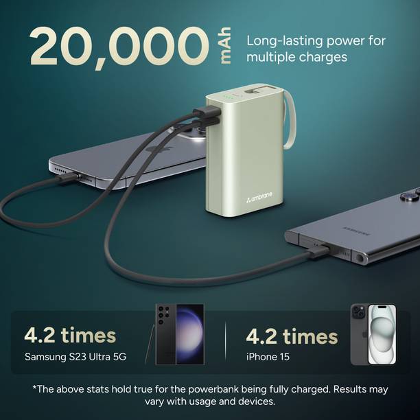 Ambrane 20000 mAh 22.5 W Power Bank