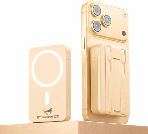 ENERGEEZ 10000 mAh 22.5 W Wireless With MagSafe Mini Pocket Size Power Bank