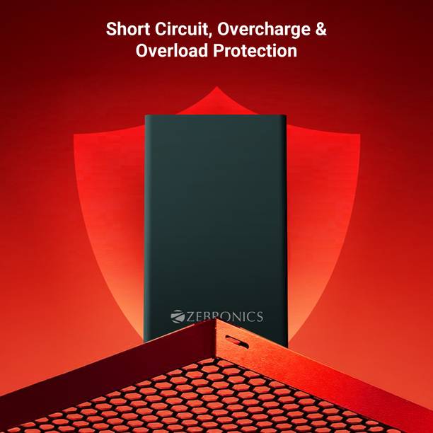 ZEBRONICS 10000 mAh 22.5 W Nano Power Bank  (Olive, Lithium Polymer, Fast Charging, Quick Charge 3.0 for Mobile, Tablet)