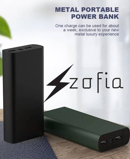 zofia 15000 mAh 18 W Compact Pocket Size Power Bank