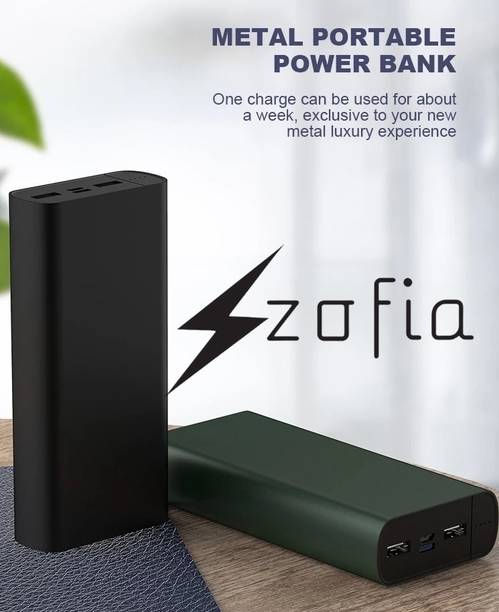 zofia 14000 mAh 22.5 W Compact Pocket Size Power Bank