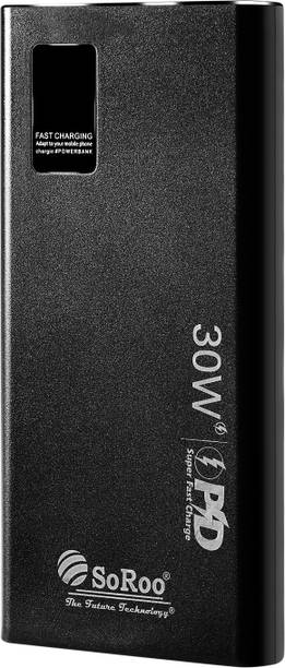 Soroo Future 10000 mAh 30 W Ultra Compact Pocket Size Power Bank