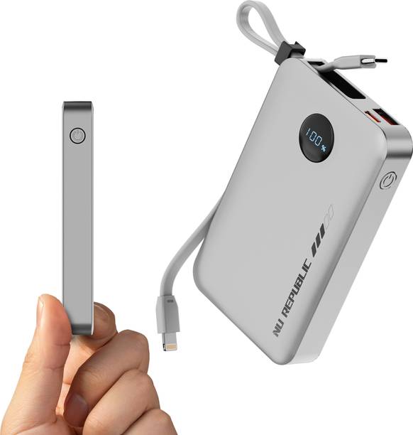Nu Republic 10000 mAh 22.5 W Compact Pocket Size Power Bank