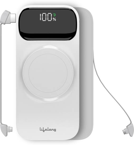 Lifelong 10000 mAh 22.5 W Wireless With MagSafe Slim Pocket Size Power Bank