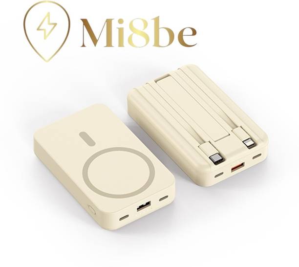 MI8BE 10000 mAh 22.5 W Wired & Wireless Mini Pocket Size Power Bank