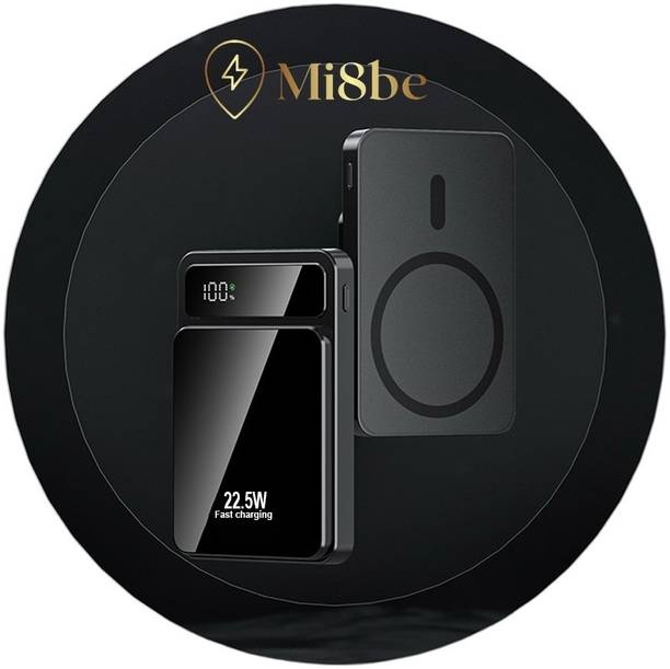 MI8BE 10000 mAh 22.5 W Wired & Wireless Mini Pocket Size Power Bank